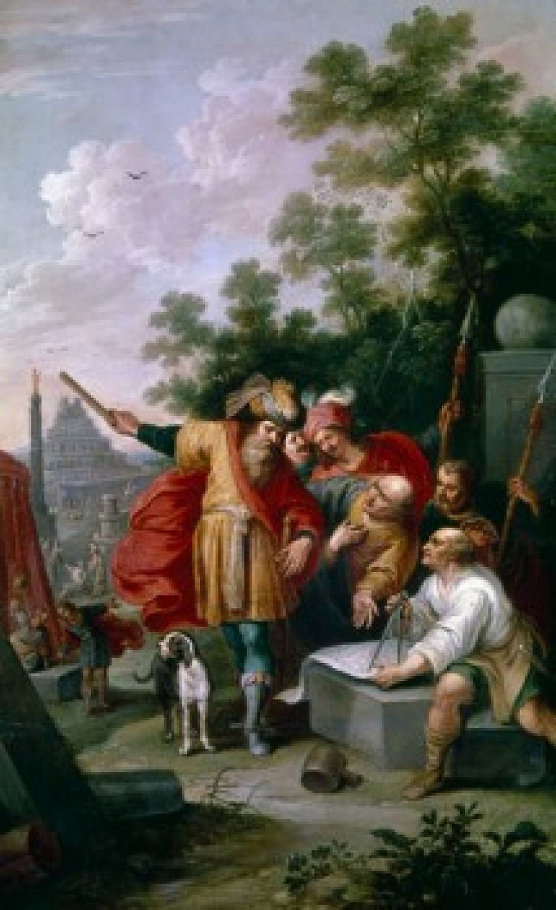 Tower of Babel by Franz Francken I (1542-1616) Canvas Art - (24 x 36)