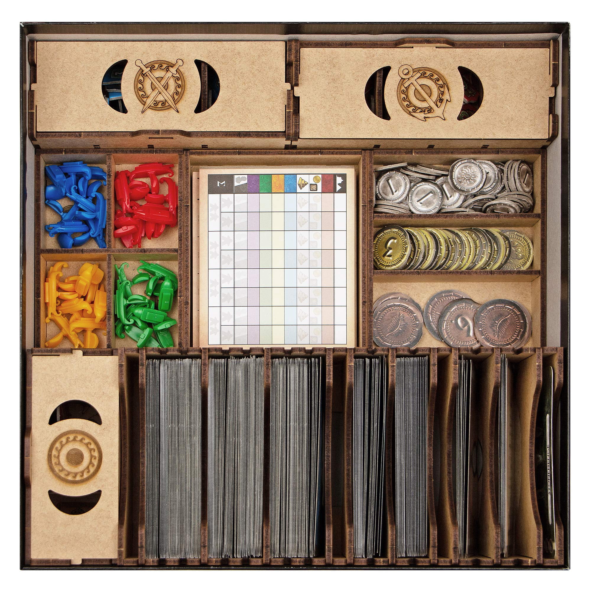 Laserox Spiel Insert 7 Wonders Organizer Für 7 Wonders +en 2020