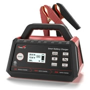 TowerTop Battery Charger, 2/10/25A 12V Fully Automatic Smart Trickle Charger with Engine Start, Winter Mode