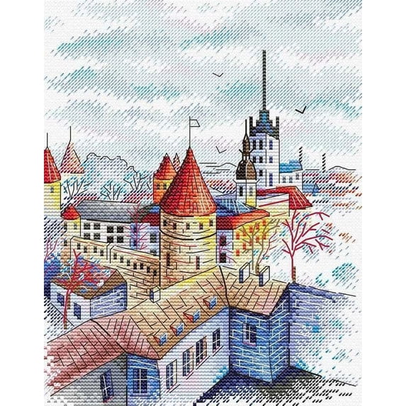 Towers Counted Cross Stitch Kit M-524 / SM-524 by MP Studia