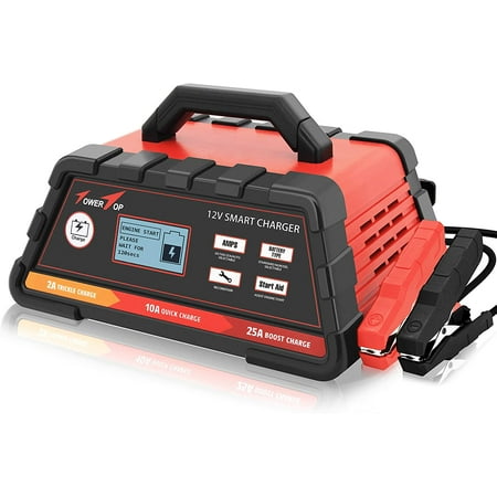 Towertop 2/10/25 amp 12 V Smart Battery Charger