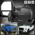 thumbnail image 1 of Towing Mirrors for 2015-2017 Ford F150 - Black Texture, 1 of 1
