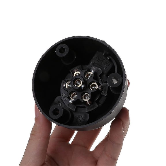 Towing Socket Adapter 12V 7 Pin Trailer Truck Towbar Converter Plug
