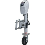 TowingMaster 1,500 lb. Electric Aluminum Marine Jack with 7-Way Plug, Powerful 12V DC Motor Heavy-Duty Durable Boat Trailer Jack with LED Light for Easy Hitching