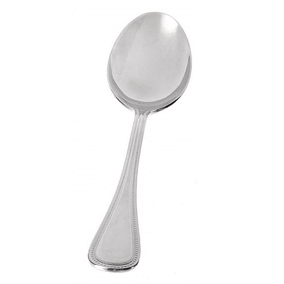 Towle Beaded Antique 18/10 Stainless Steel 8 5/8" Serving Spoon