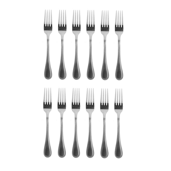 Towle Beaded Antique 18/10 Stainless Steel 8" Dinner Fork (Set of Twelve)