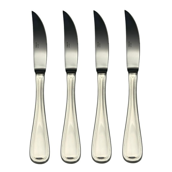 Towle Beaded Antique 18/10 Stainless Steel Steak Knives (Set of Four)