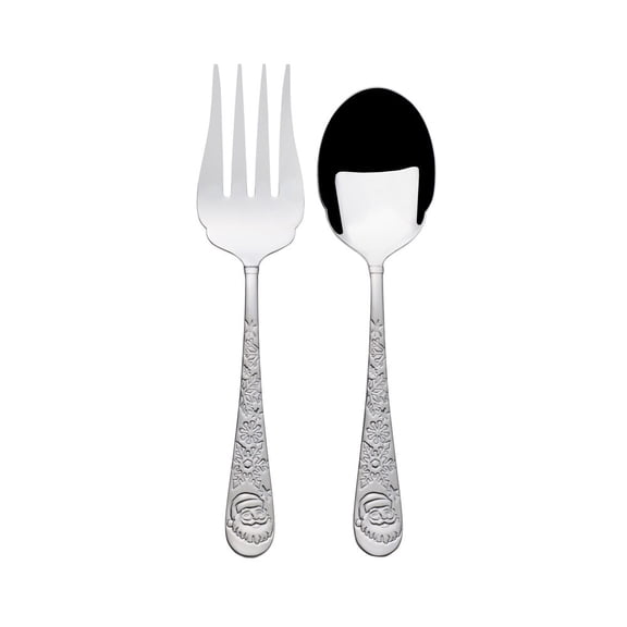 Towle Everyday 18.0 Stainless Steel Santa 2-Piece Serving Set