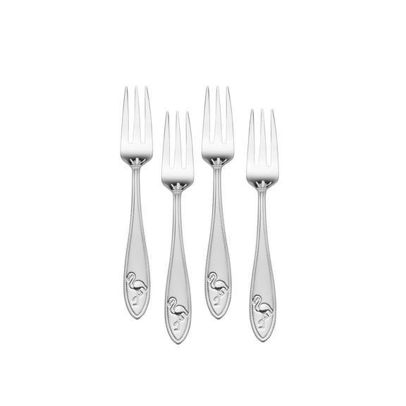 Towle Everyday Flamingo Appetizer Forks Set of 4