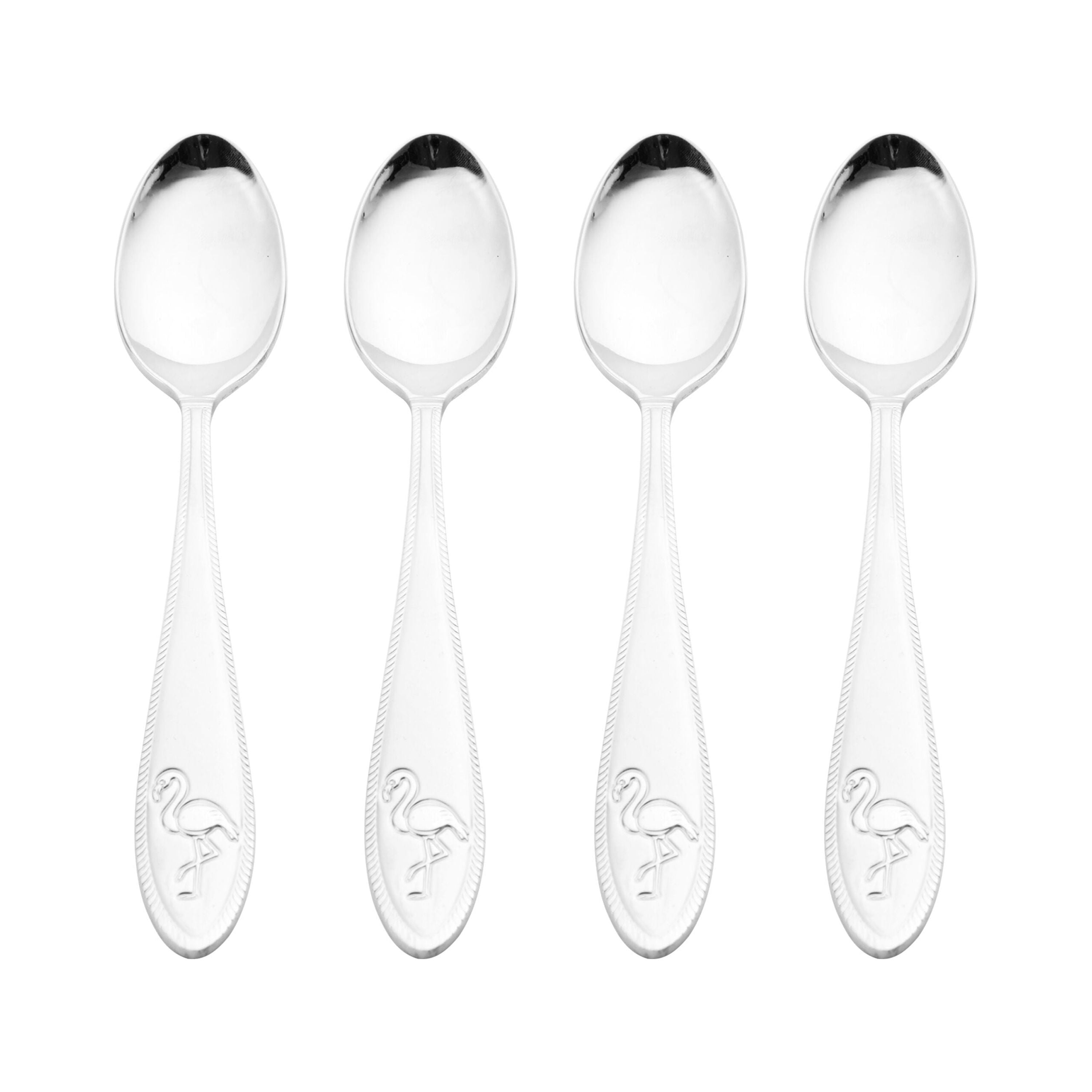 Towle Everyday Flamingo Coffee Spoons Set of 4