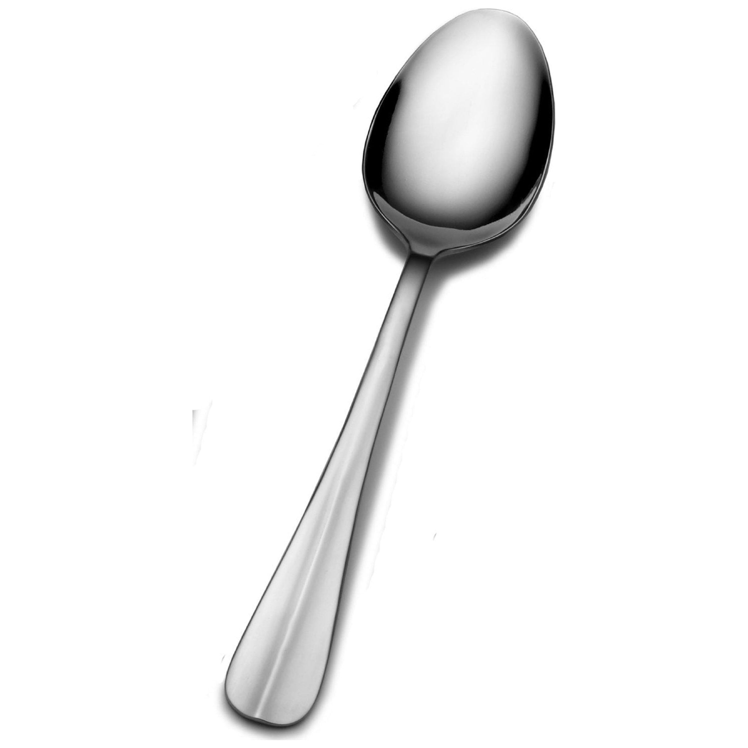 Towle Living Ceramic Salad Serving Bowl with Metal Stand White