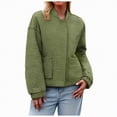 thumbnail image 1 of Towmus Bomber Jackets for Women Spring Fashion 2025 Cute Jacquard Coats Lightweight Zip Up Jackets Dressy Casual, 1 of 4