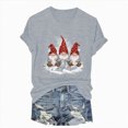 thumbnail image 1 of Towmus Christmas Shirts for Women Casual Graphic Crew Neck Tee Shirt Fall Tops Short Sleeve Clothes, 1 of 5