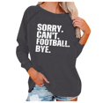 thumbnail image 1 of Towmus Funny Halloween Shirt For Women Long Sleeve Cute Graphic T Shirts Letter Print Casual Loose Sweater Black, 1 of 4