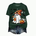 thumbnail image 1 of Towmus Halloween Shirt for Women Graphic T-shirt Casual Crew Neck Short Sleeve Tee Tops, 1 of 4