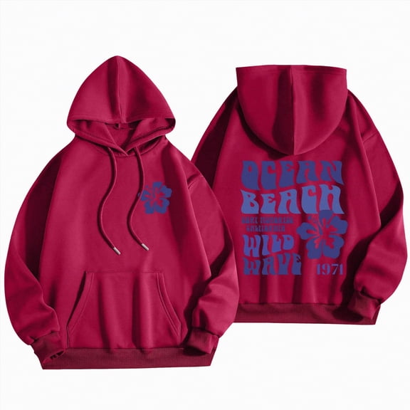 Towmus Hoodie for Teen Girls Cute Preepy Graphic Sweatshirts Women Clothes Y2K Tops With Pockets