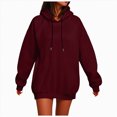 thumbnail image 1 of Towmus Hoodies for Women Plus Size Sweatshirts Casual Sweaters Tops Fleece Cute Workout Sweatshirt Fall Fashion Outfits 2025, 1 of 6