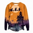 thumbnail image 1 of Towmus Ladies Winter Cute Blouse Graphic Halloween Teen Girls Shirts Novelty Pullover Roundneck Sweatshirt Plus Size Sweater, 1 of 6