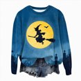 thumbnail image 1 of Towmus Ladies Winter Cute Blouse Graphic Halloween Teen Girls Shirts Novelty Pullover Roundneck Sweatshirt Plus Size Sweater, 1 of 6