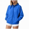 thumbnail image 1 of Towmus Lightweight Active Rain Jacket Hooded Plus Size Water Resistant Raincoat Windbreaker Casual Jacket, 1 of 4