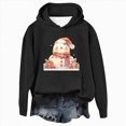 thumbnail image 1 of Towmus Plus Size Christmas Hoodies Sweatshirts for Women Cute Snowman Graphic Hooded Fall Long Sleeve Tops Casual Pullover Winter Coats, 1 of 5