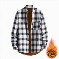 thumbnail image 1 of Towmus Plus Size Classic Flannel Shirt Long Sleeves Casual Button Down Collared Fall Tops M-3XL, 1 of 9
