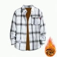 thumbnail image 1 of Towmus Plus Size Classic Flannel Shirt Long Sleeves Casual Button Down Collared Fall Tops M-3XL, 1 of 4