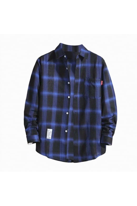 Plus Size Plaid Flannel Shirt for Women Long Oversized Button Down Flannel Top Casual Blouses Outfits