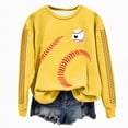 thumbnail image 1 of Towmus Softball Mom Sweatshirt for Women Raglan Long Sleeve Pullover Tops Sweatshirt Casual Crewneck Blouse, 1 of 9