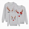 thumbnail image 1 of Towmus Ugly Christmas Sweatshirt Family Long-Sleeved Letter Print Round Neck Tops Plus Size Gnomes Graphic Sweatshirts Crewneck Xmas Holiday Tops, 1 of 5