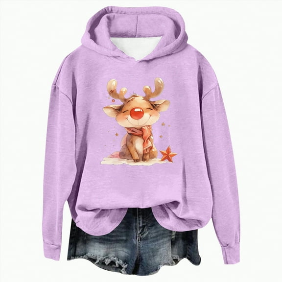 Towmus Unisex Christmas Sweatshirts Printed Graphiprint Funny Hoodie Sweatshirt for Men Women Party Celebration