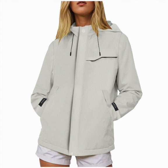 Towmus Waterproof Rain Jacket Women Lightweight Plus Size Long Raincoat 2025 Waterproof Outdoor Hooded for Hiking