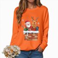 thumbnail image 1 of Towmus Women Christmas Sweatshirts Casual Crewneck Long Sleeve Fall Pullover Tops Xmas Graphic Sweatshit, 1 of 6