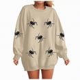 thumbnail image 1 of Towmus Women Halloween Sweatshirt Fall Long Sleeve Fashion Graphic Sweatshirts Pullover Tops, 1 of 6
