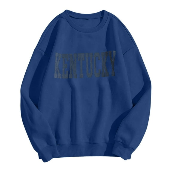 Towmus Women's Cartoon Dinosaur Graphic Print Long Sleeve Round Neck Sweatshirt Casual Pullover 2025