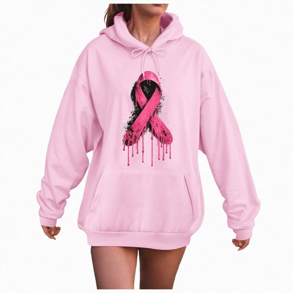 Towmus Women's Graphic Hoodies Cute Graphic Print Love Heart Pullover Tops Drawstring Hoodie Casual Teens Girls Coats with Pocket