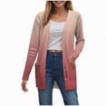 thumbnail image 1 of Towmus Women's Lightweight Cardigan Sweaters Summer Fall Oversized Long Sleeve Tops Open Front Cardigans Coat with Pockets, 1 of 6