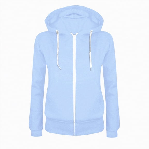 Towmus Women's Lightweight Cotton Blend Full Zip Up Hoodie Fall Fashion 2025 Trendy Long Sleeve Jackets Winter Clothing Outfits