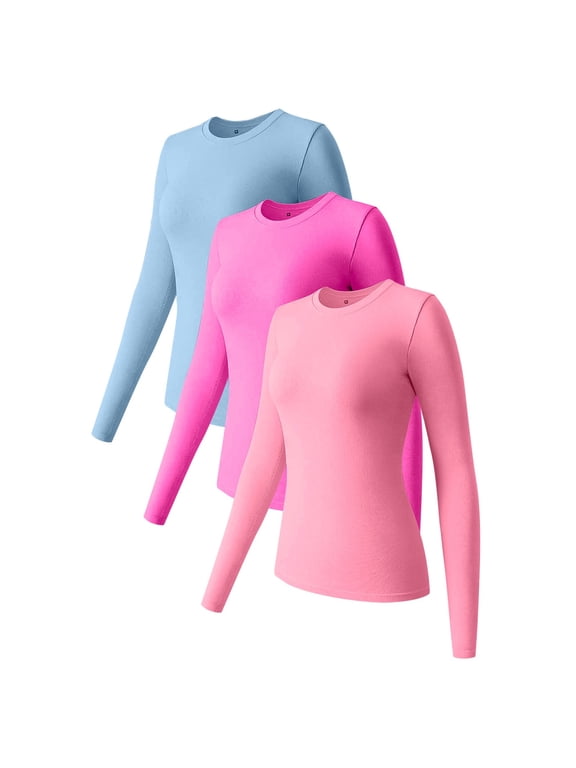 Women's Sexy Open Back Long Sleeve Shirts High Neck Double Lined Tees Fitted Going Out Basics Tops