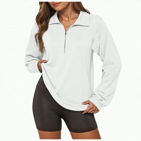 Towmus Womens Hoodies Fleece Fall Fashion Outfits Workout Sweatshirts Y2k Winter Zip Up Hoodie Oversized Pullover Tops