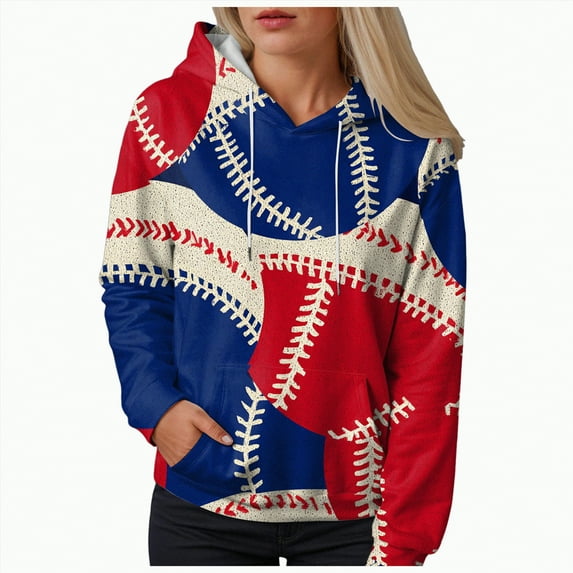 Towmus Womens Long Sleeve Drawstring Hooded Sweatshirt Casual Loose Pocketed Shirt Hoodie for Women