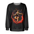 thumbnail image 1 of Towmus Womens' Oversized Halloween Sweatshirt Casual Loose Knit Long Sleeve Tops Shirt Casual Pullover Top, 1 of 3