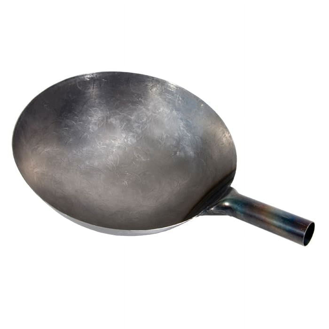 14 Inch Hand Hammered Steel Peking Wok with Welded Handle