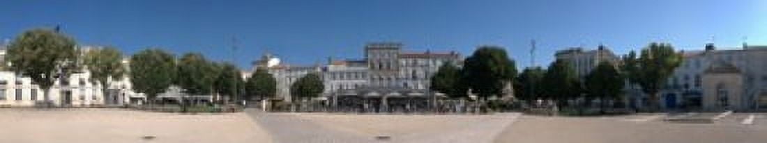 Town Hall Colbert Square Rochefort Charente-Maritime Poitou-Charentes France Canvas Art - Panoramic Images (44 x 9)