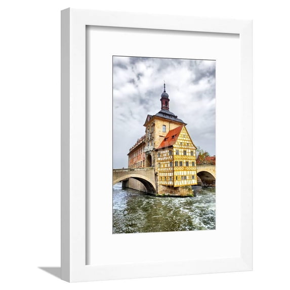 Town Hall on the Bridge, Bamberg, Germany, Framed Art Print Wall Art by Zoomzoom Sold by Art.Com