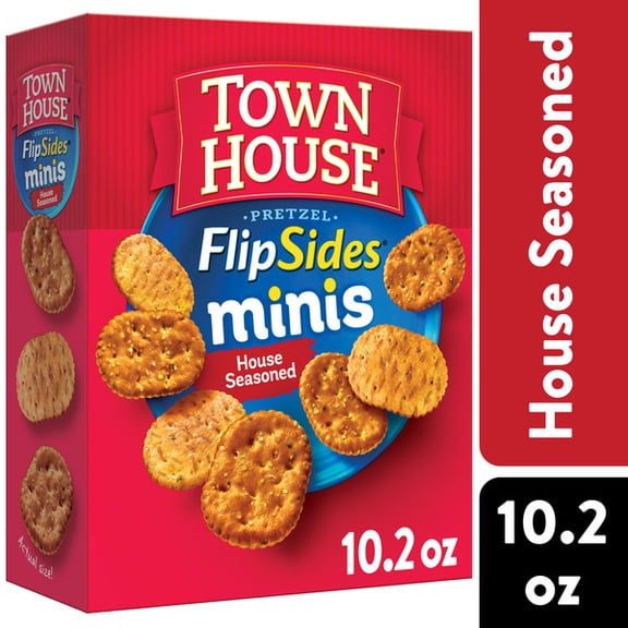 Town House FlipSides Minis House Seasoned Wheat Crackers