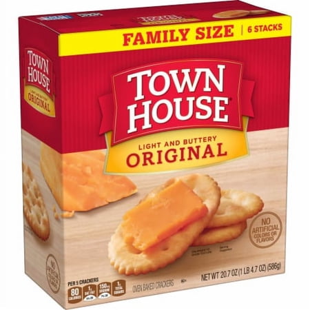 Town House Original Family Size Oven Baked Snack Crackers