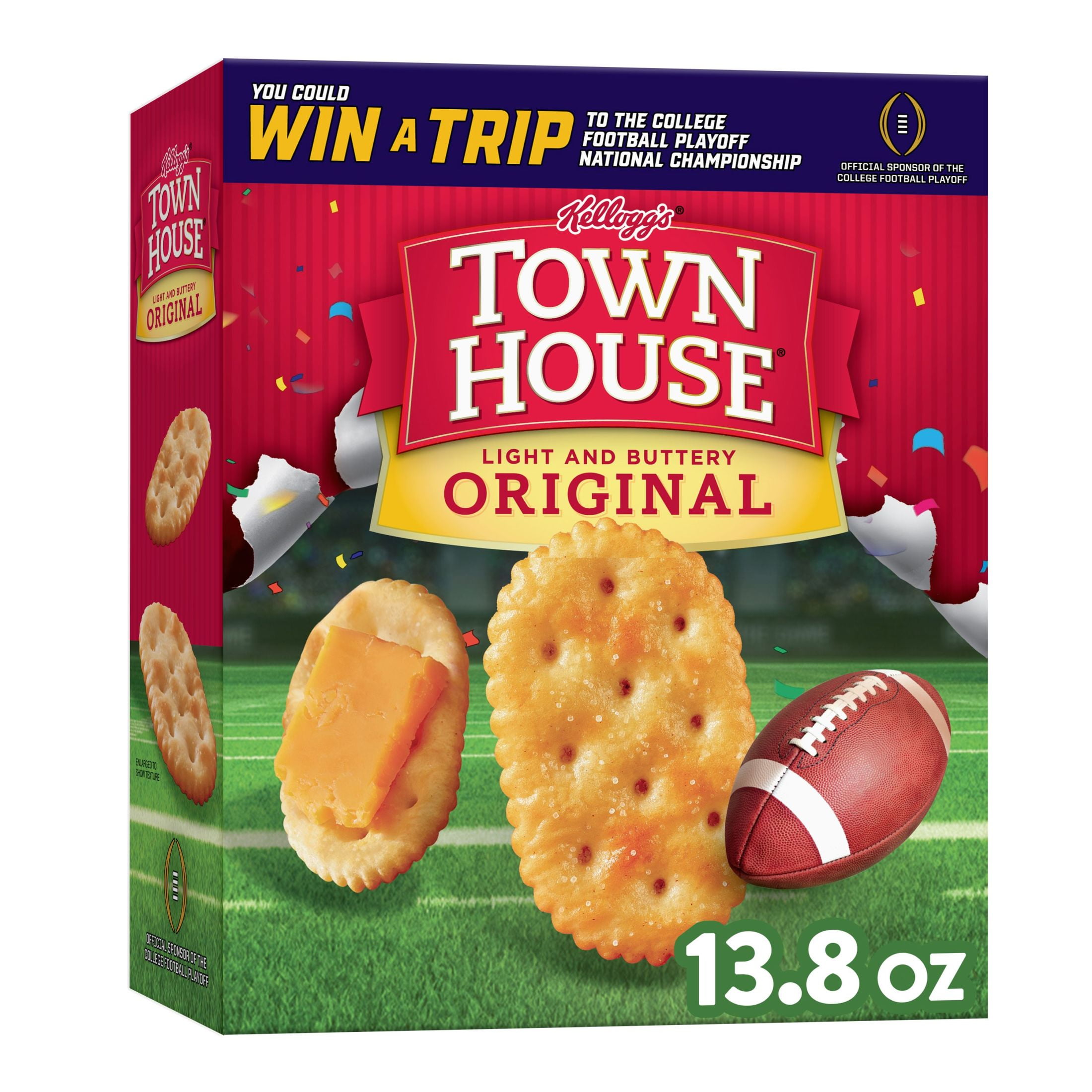 Town House Original Oven Baked Crackers, 13.8 oz