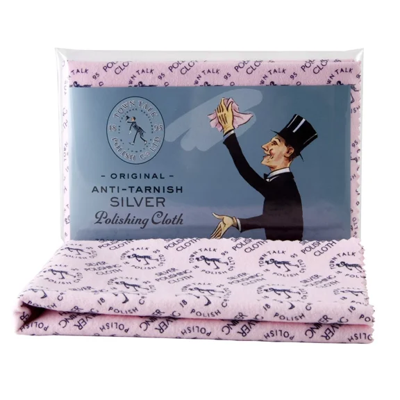Town Talk Original Anti-Tarnish Silver Polishing Cloth - 12" X 18"