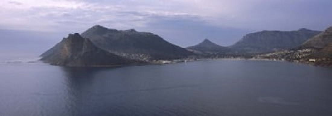 Town surrounded by mountains Hout Bay Cape Town Western Cape Province Republic of South Africa Canvas Art - Panoramic Images (18 x 7)